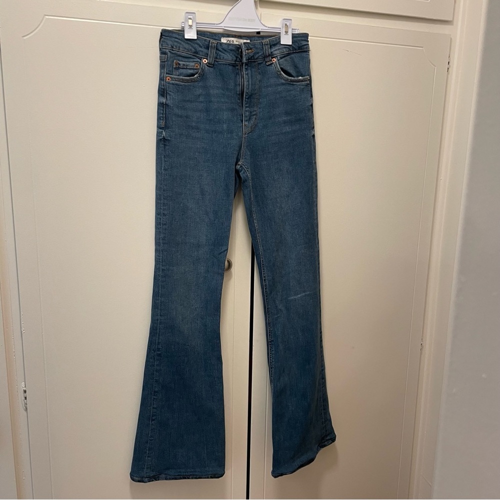 Zara high waist bootcut jeans